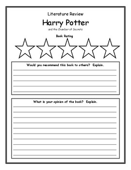 harry potter book report