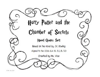 harry potter chamber of secrets quotes