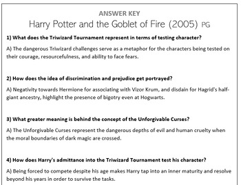 Preview of Harry Potter and the Goblet of Fire (2005) - Movie Questions
