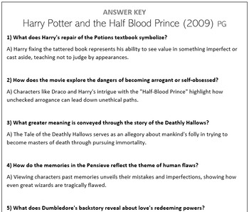 Preview of Harry Potter and the Half-Blood Prince (2009) - Movie Questions