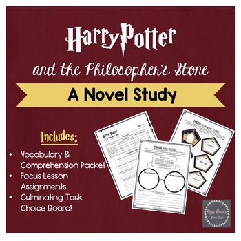 Preview of Harry Potter and the Sorcerer's Stone - Novel Study