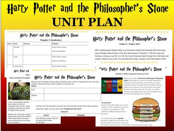 Preview of Harry Potter and the Philosopher's Stone Unit 