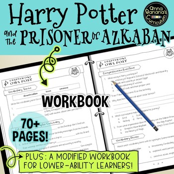 Preview of Harry Potter and the Prisoner of Azkaban Workbook: PRINT ONLY Novel Study