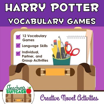 Preview of Harry Potter and the Sorcerer's Stone {12 Fun Vocabulary Games & Activities}