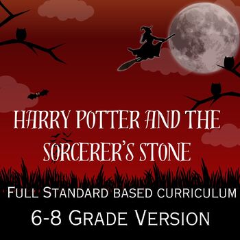 Preview of Harry Potter and the Sorcerer's Stone 6-8th grade curriculum
