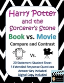 Harry Potter and the Sorcerer's Stone Book vs. Movie Compa