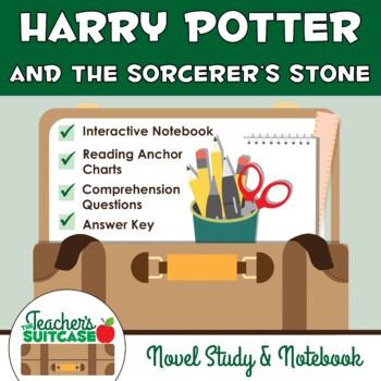 Preview of Harry Potter and the Sorcerer's Stone {Interactive Notebook} - PRINT & DIGITAL