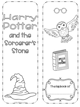 Harry Potter and the Sorcerer's Stone Lapbook for Novel Study | TpT