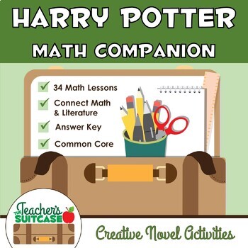 Preview of Harry Potter and the Sorcerer's Stone {Math Companion} - PRINT & DIGITAL