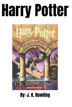 Preview of Harry Potter and the Sorcerer's Stone Modified Novel for Special Education