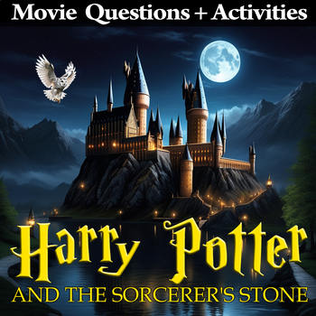 Preview of Harry Potter and the Sorcerer's Stone Movie Guide + Activities | Ans Keys Incl