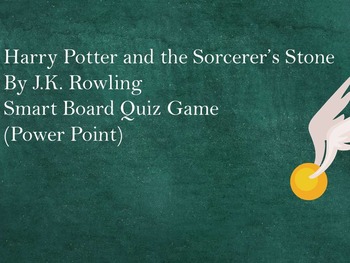 Preview of Harry Potter and the Sorcerer's Stone Power Point Quiz Game