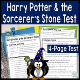 Harry Potter and the Sorcerer's Stone Test (4-Page Harry P