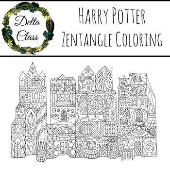 Coloriages-harry-potter-1 - Harry Potter Kids Coloring Pages