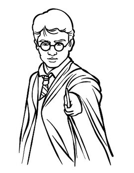 Harry Potter and the Sorcerer's Stone coloring pages, by Teacher John k
