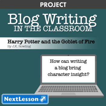 Preview of Harry Potter & the Goblet of Fire: Character Blog Writing - Projects & PBL