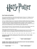 Harry Potter & the Sorcerer's Stone Film Permission Slip