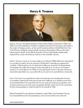 Preview of Harry S Truman