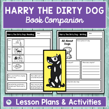 Preview of Harry The Dirty Dog Activities - Distance Learning Packets First Grade