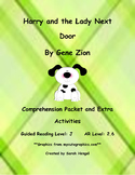 Harry and the Lady Next Door By Gene Zion Comprehension Packet