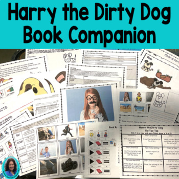 Preview of Harry the Dirty Dog  Book Companion Tier Two Vocabulary Non-fiction Dog Facts