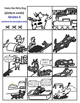 Harry the Dirty Dog Sequencing Text Activity by Rick's Creations