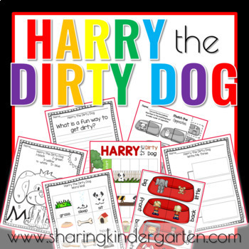 Preview of Harry the Dirty Dog Printables and Activities, Sub Plans, Read Aloud