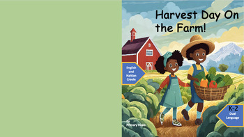 Preview of Big Book! Harvest Day At The Farm: English & Haitian Creole