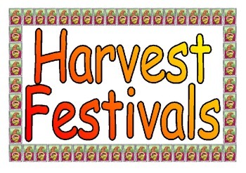 Preview of Harvest Festivals Around the World printable poster set for Classroom Display