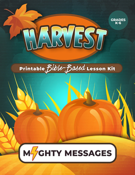 Preview of Harvest Sunday School Lesson [Printable & No-Prep]