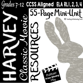 Preview of Harvey Classic Movie Lesson Resources for Middle and High School