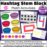 Hashtag Blocks Math Activities and Task Cards