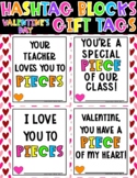 Hashtag Building Blocks Puzzle Toy Valentine's Day Gift Ta