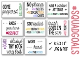 Hashtag Signs/Posters for Bulletin Boards or Classroom: Pr