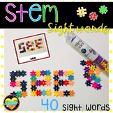 Hashtag Stem Sight Words Literacy Centers 