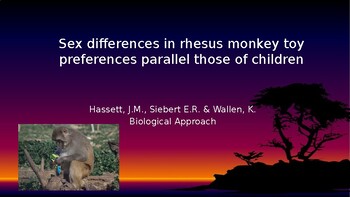 Preview of Hassett et al. Monkey Toy Preferences