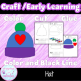 Hat Craft Color Cut Paste Trace