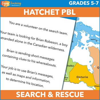 Preview of Hatchet Survival Activities - PBL Search & Rescue Project