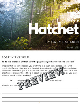 Preview of Hatchet Book Talk