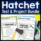 Hatchet Bundle: 4-Page Hatchet Test & Hatchet Final Projec