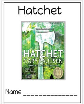 Preview of Hatchet Comprehension Book Packet