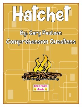 Preview of Hatchet Comprehension Questions