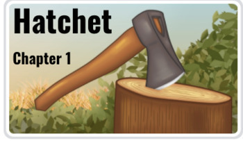 Preview of Hatchet Modified Novel Vocabulary Level 1 