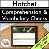 Hatchet Novel Study | Google Forms Edition