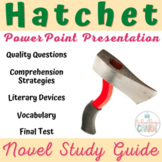 Hatchet Novel Study Unit: Questions, Vocabulary, Test & Ac