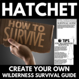 Hatchet Novel Study - Hatchet Pre-Reading Activity - Hatch
