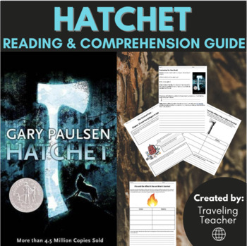 Preview of Hatchet Novel Study: Reading Guide + Chapter Comprehension Questions