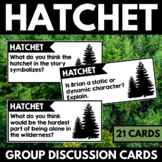 Hatchet Novel Study Unit - Group Discussion Questions Revi