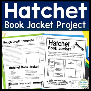 Preview of Hatchet Project | Create a Book Jacket | Hatchet Book Report Activity