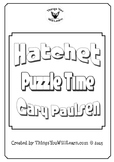 Hatchet Crossword Puzzle Pack (Gary Paulsen)